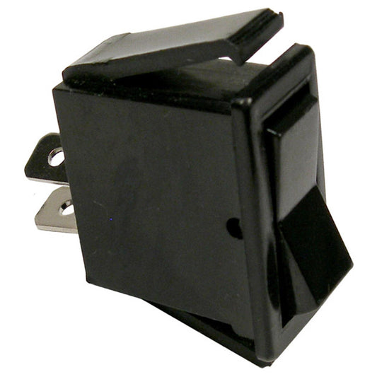 Pico 5531PT On-Off Rocker Non-Illuminated Black Switch Plastic Body 1/4" Tabs 12V 16A 1/pk