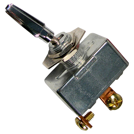 Pico 5545PT On-Off Toggle SPST Indicator Plate Die-Cast 2 Screws 1/2" Hole 6-12V 50A  1/pk