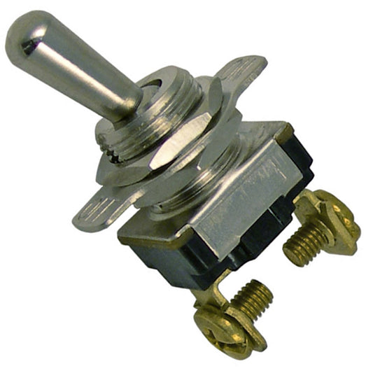 Pico 5576PT On-Off Toggle Switch SPST Bat Handle Indicator Plate 1/2" MT Hole 120VAC 6A 1/pk