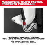 Milwaukee 3574-21 M12 TRAPSNAKE 4' Urinal Auger