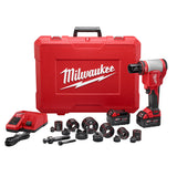 Milwaukee 2676-22 M18 FORCE LOGIC 10-Ton Knockout Tool 1/2 in. to 2 in. Kit