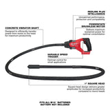 Milwaukee 2911-20 M18 FUEL 8' Concrete Pencil Vibrator