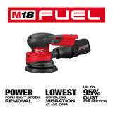 Milwaukee 2837-20 M18Â­ FUEL 5" Random Orbital Sander