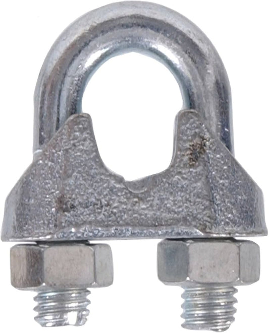 (QTY 800) 3/16" Zinc Plated Malleable Wire Rope Clips