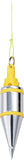 TAJIMA PZB-300 Plumb Bob Setter - 10 oz (300g) Magnetic Plumb-Rite with 14.5 ft Auto Recoil Cord & Quick-Stabilizing Bob