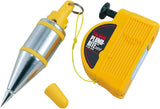 TAJIMA PZB-300 Plumb Bob Setter - 10 oz (300g) Magnetic Plumb-Rite with 14.5 ft Auto Recoil Cord & Quick-Stabilizing Bob