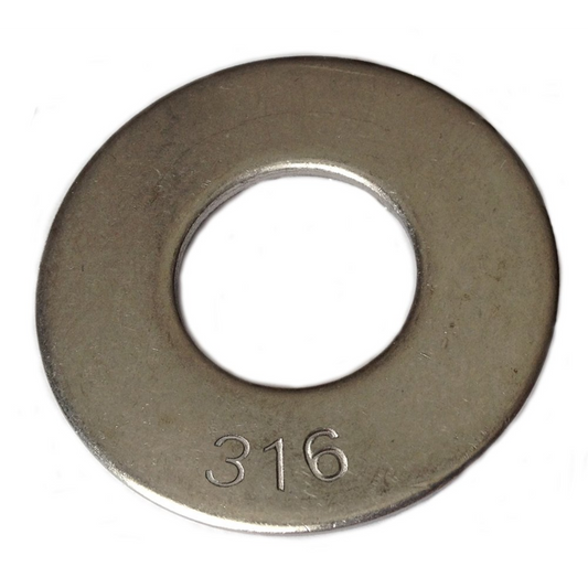 Flat Washer Stainless Steel Grade 316 (ALL SIZES)