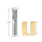 Amana Tool - 45418 Carbide Tipped Straight Plunge 1/2 Dia x 1" 2 Shank