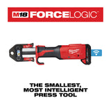 Milwaukee 2922-22 M18 FORCE LOGIC Press Tool w/ ONE-KEY w/ 1/2"-2" CTS Jaws