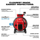 Milwaukee 2972-20 M18 100ÃƒÂ¢Ã¢â€šÂ¬Ã¢â€žÂ¢ Flexible Pipeline Inspection Reel