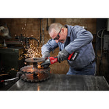 Milwaukee 2887-20 M18 FUEL 5" Flathead Braking Grinder, Slide Switch Lock-On