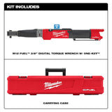 Milwaukee 2465-20 M12 FUEL 3/8 in. Digital Torque Wrench with ONE-KEY