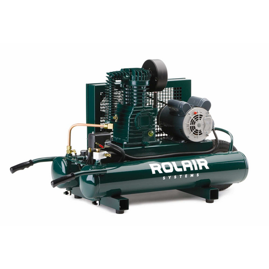Rolair 6820K17D-0001,  2 HP Electric Portable Belt Drive Air Compressor.
