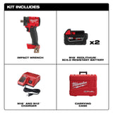 Milwaukee 2855P-22R M18 FUEL 1/2" Compact Impact Wrench w/ Pin Detent Kit