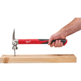 Milwaukee 48-22-9316 19 oz Smooth Face Poly/Fiberglass Handle Hammer