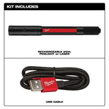 Milwaukee 2010R Rechargeable 250L Penlight w/ Laser