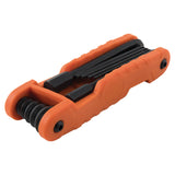 Klein 70550 Pro Folding Hex Key Set, 11-Key, SAE Sizes
