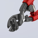 KNIPEX 71 22 200 8" CoBolt High Leverage 20° Angled Compact Bolt Cutters