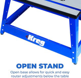 Kreg PRS2100 Bench Top Router Table - Full Size Portable Router Table - Workshop Router Table - Workbench Accessory