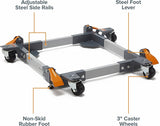 Bora Portamate Mobile Base PM-3550 Industrial Strength with Swivel Wheels – Universal, Super Heavy Duty, Adjustable Rolling Kit, Dolly Roller for Equipment, Power Tools, Machines- 1500 lb Capacity