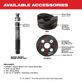 Milwaukee 2676-23 M18 FORCE LOGIC 10-Ton Knockout Tool 1/2 in. to 4 in. Kit
