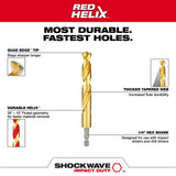 Milwaukee 48-89-4631 SHOCKWAVE Impact Duty RED HELIX Titanium Drill Bit Set ÃƒÂ¢Ã¢â€šÂ¬Ã¢â‚¬Å“ 23PC