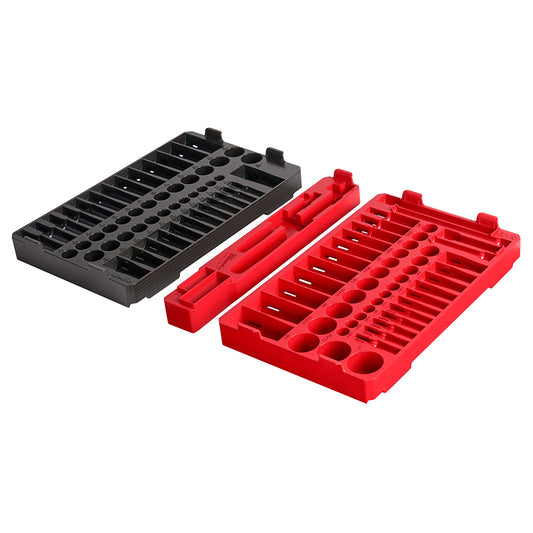 Milwaukee 48-22-9486T 1/4 in. & 3/8 in. 106 Pc. Ratchet and Socket Set in PACKOUT - SAE & Metric Trays