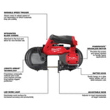 Milwaukee 2529-20 M12 FUEL Compact Band Saw