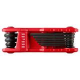 Milwaukee 48-22-2181 9-Key Folding Hex Key Set - SAE