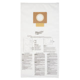 Milwaukee 49-90-1989 Fleece Dust Bags (5PK) - 9 Gallon