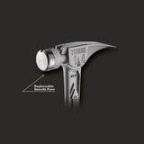 Milwaukee TIB14RSC STILETTO TIBONE 14oz Smooth/Curved Titanium Framing Hammer