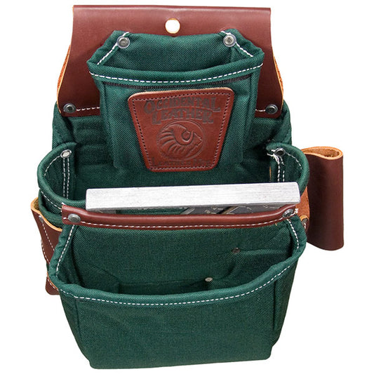 Occidental 8060 OXYLIGHTS 3 POUCH FASTENER BAG - Green