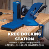 Kreg Tool KPHJ720PRO Pocket-Hole Jig 720PRO - Easy Clamping & Adjusting - Includes Durable Kreg Pocket-Hole Screws - For Materials 1/2" to 1 1/2" Thick