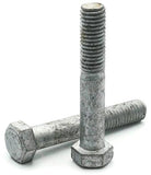 1/4"-20 x 2 1/2" Hex Cap Screw Hot Dipped Galvanized Hex Bolt Partial Thread