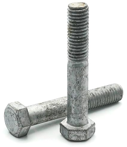 1/4"-20 x 2 1/4" Hex Cap Screw Hot Dipped Galvanized Hex Bolt Partial Thread
