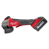 Milwaukee 2882-22 M18 FUEL 4-1/2" / 5" Braking Grinder w/ ONE-KEY Paddle Switch, No Lock
