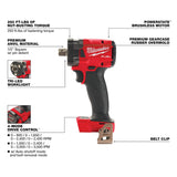 Milwaukee 2855P-20 M18 FUEL 1/2 Compact Impact Wrench w/ Pin Detent