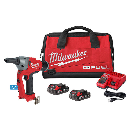 Milwaukee 2660-22CT M18 FUEL 1/4" Blind Rivet Tool w/ ONE-KEY Kit