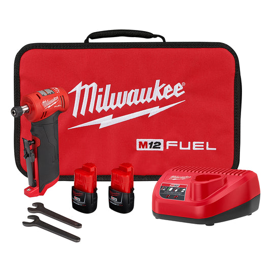 Milwaukee 2485-22 M12 FUEL Right Angle Die Grinder Kit