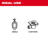 Milwaukee 3574-21 M12 TRAPSNAKE 4' Urinal Auger