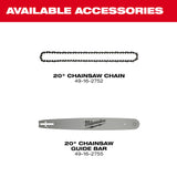Milwaukee 2827-22 M18 FUEL 20" Dual Battery Chainsaw Kit