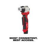 Milwaukee 2435CU-21S M12 Cable Stripper Kit with 17 Cu THHN / XHHW Bushings