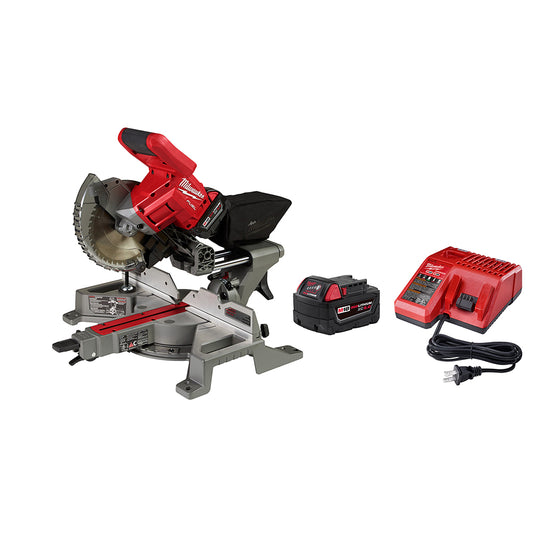 Milwaukee 2733-21 M18 FUEL 7-1/4” Dual Bevel Sliding Compound Miter Saw Kit