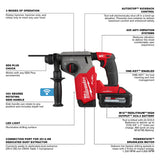 Milwaukee 2914-22DE M18 FUEL 1" SDS Plus Rotary Hammer w/ ONE-KEY Dust Extractor Kit
