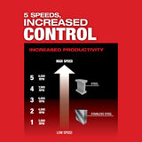 Milwaukee 2889-20 M18 FUEL 4-1/2" / 5" Variable Speed Braking Grinder, Slide Switch Lock-On
