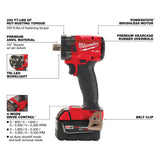 Milwaukee 2855P-22R M18 FUEL 1/2" Compact Impact Wrench w/ Pin Detent Kit