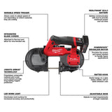 Milwaukee 2529-21XC M12 FUEL Compact Band Saw Kit