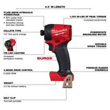 Milwaukee 2761-20 M18 FUEL SURGE 1/4" Hex Hydraulic Driver