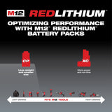 Milwaukee 48-11-2430 M12 REDLITHIUM 3.0Ah Compact Battery Pack