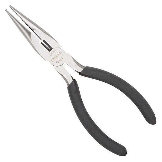 Vulcan Tools Plier, 6-1/2 in OAL, 1.6 mm Cutting Capacity, 3.9 cm Jaw Opening, Black Handle, 3/4 in W Jaw, 2 in L Jaw